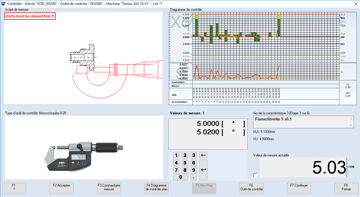 logiciel station de mesure